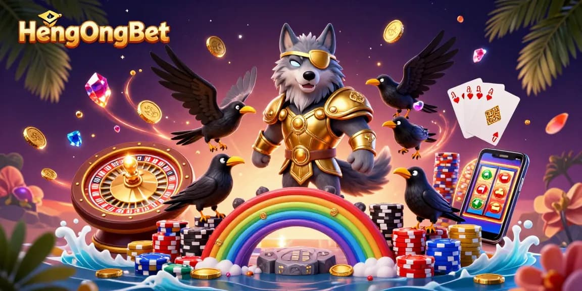 Experience exciting gameplay with HengOngBet featuring vibrant casino elements and engaging characters.