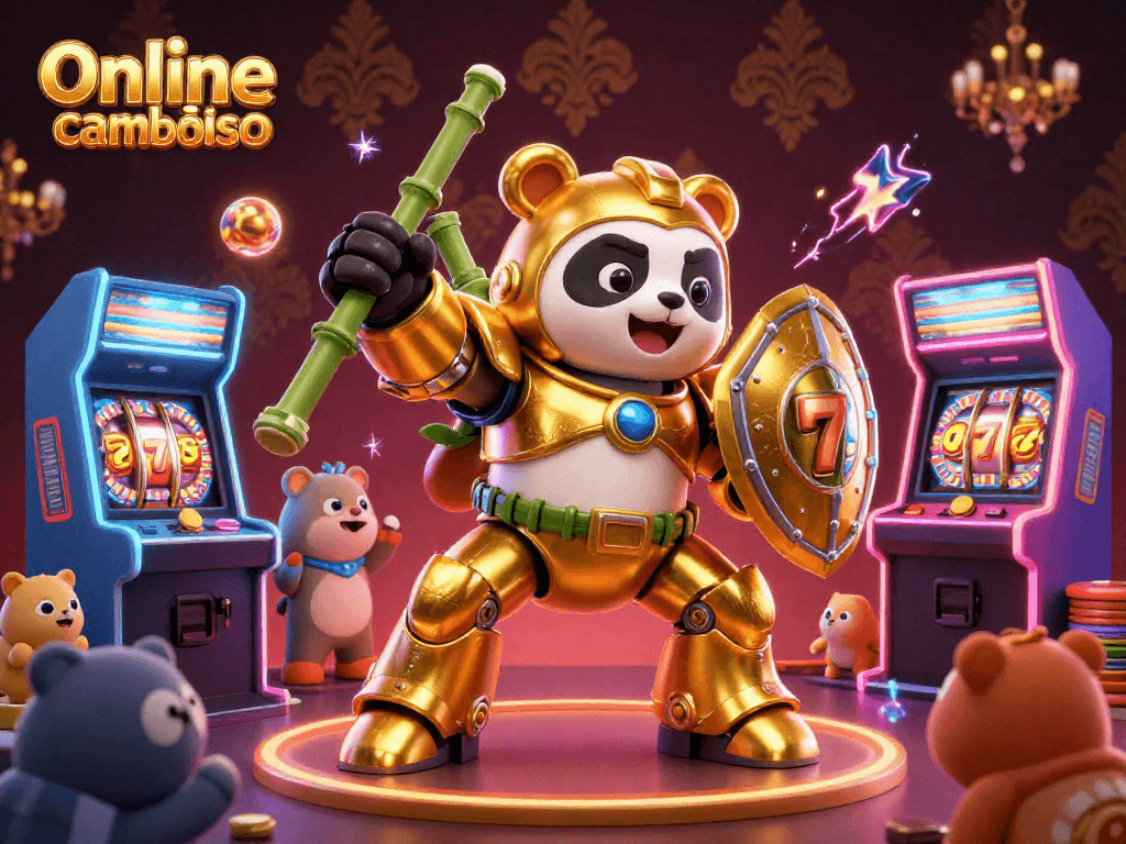 Experience thrilling games at Online casino cambodia with dynamic 3D visual featuring vibrant arcade scenes.