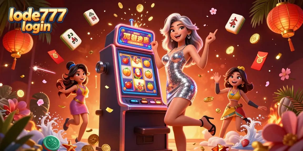 Spin the reels and experience the excitement of lode777 login with vibrant casino elements.