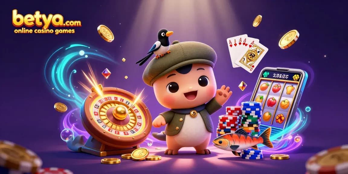 Play and enjoy thrilling betya.com online casino games with a vibrant, energetic scene.