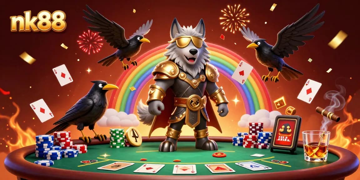 Engage with nk88's thrilling casino experience featuring Norse mythology elements and dynamic card play.