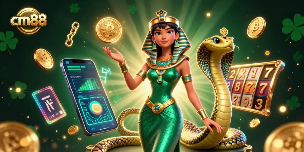 Engage with cm88's vibrant gambling experience featuring immersive characters and dynamic casino elements.