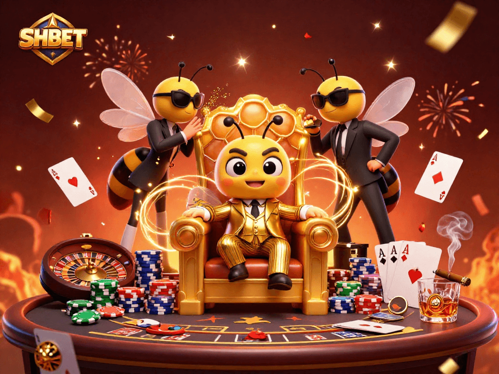 Experience thrilling gameplay with SHBET's vibrant casino atmosphere and dynamic characters.