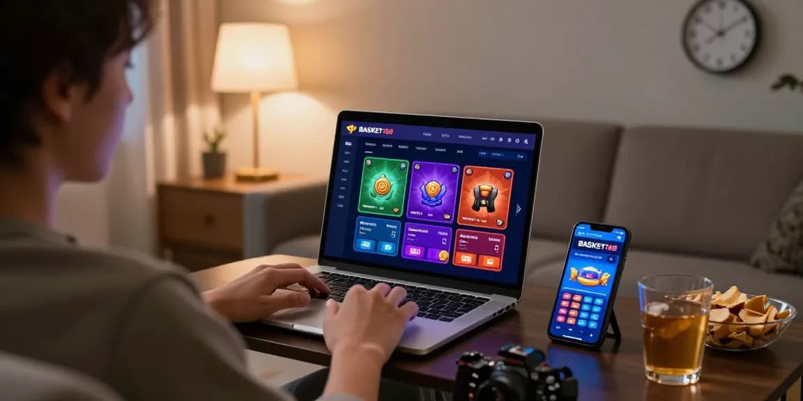 Pengguna BASKET168 daftar menikmati taruhan game online di ruang tamu yang nyaman.