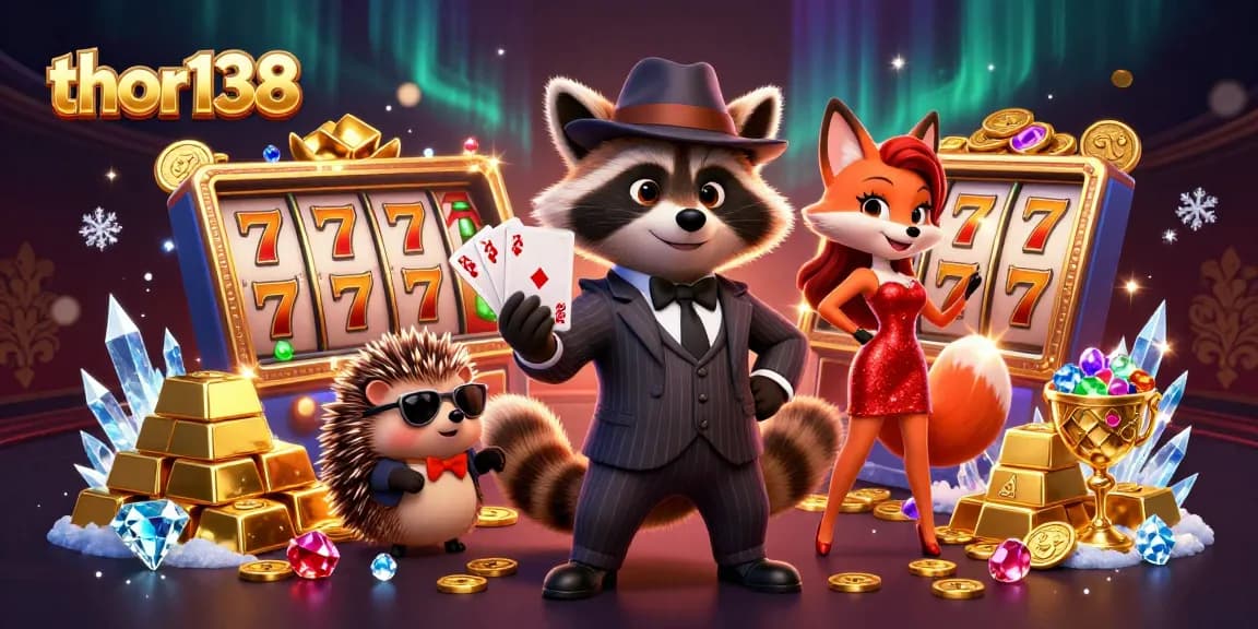 Menangkan hadiah besar di thor138 dengan karakter kasino yang penuh warna dan permainan slot yang menarik.