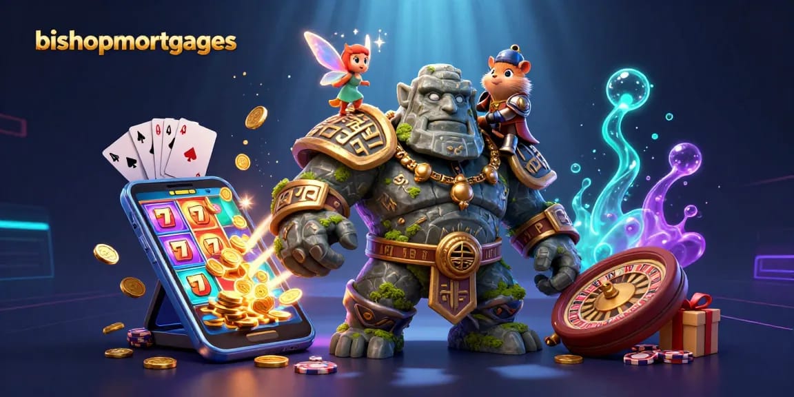 Experience thrilling gameplay with bishopmortgages through captivating slot games and enchanting casino elements.
