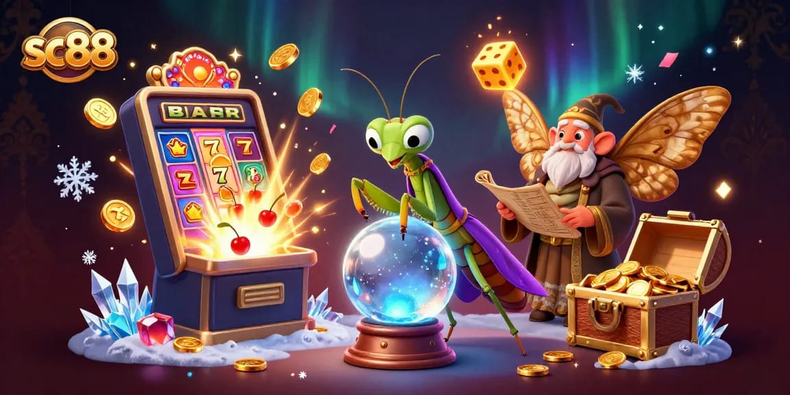 Engage in thrilling slots and jackpots at sc88 with mystical characters and dazzling casino elements.