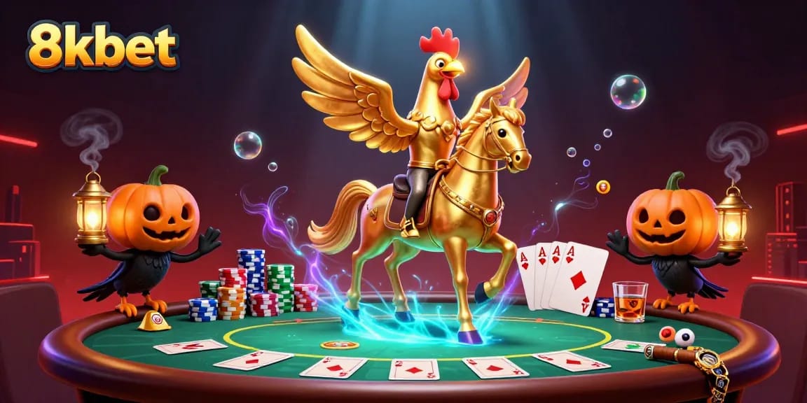 Engage in thrilling gameplay at 8xbet, showcasing the excitement of a casino atmosphere.