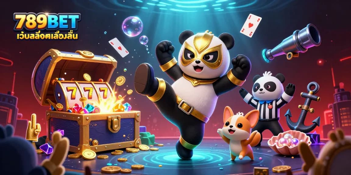 สล็อตออนไลน์ที่เล่นลื่นบน 789BET กับภาพ 3D ของแชมป์มวยน้อยและผู้ตัดสิน