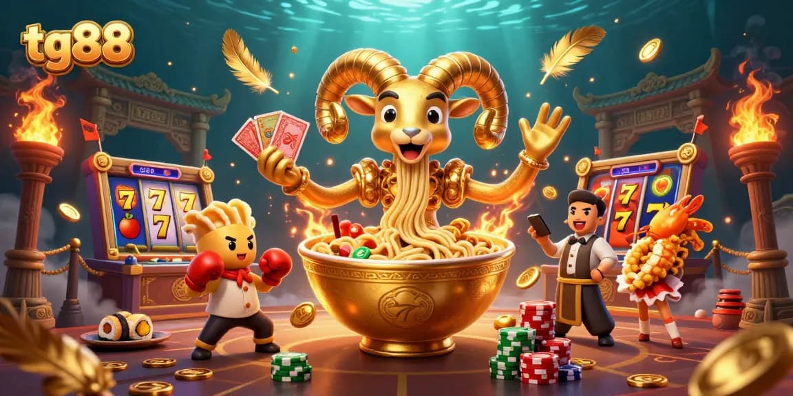 Engage in thrilling casino action with tg88, featuring vibrant characters and dynamic game elements.