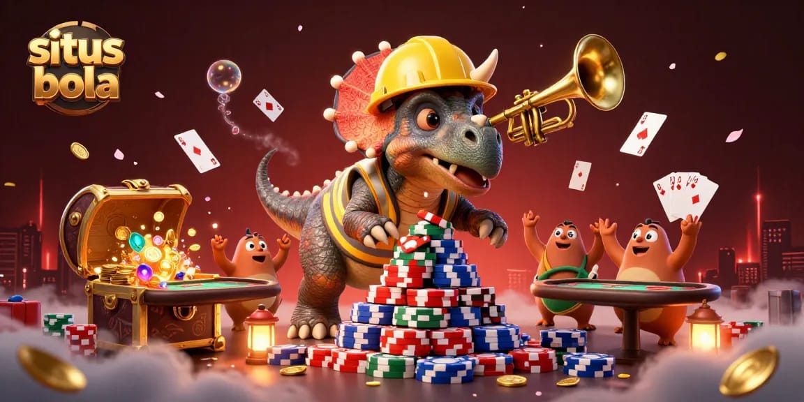 Engage with situs bola betting strategies while enjoying a vibrant casino scene filled with excitement and energy.