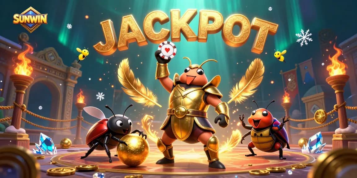 Join the excitement of SUNWIN as a hercules beetle wins big at the casino!