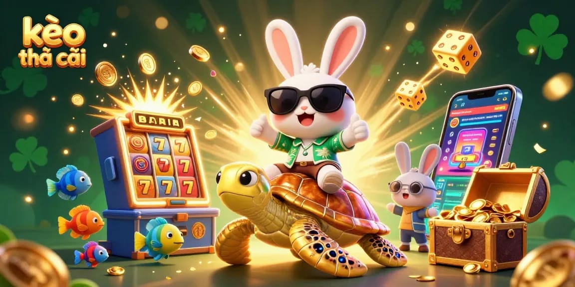Engage with kèo nhà cái in vibrant casino adventures featuring a lucky rabbit and golden turtle!