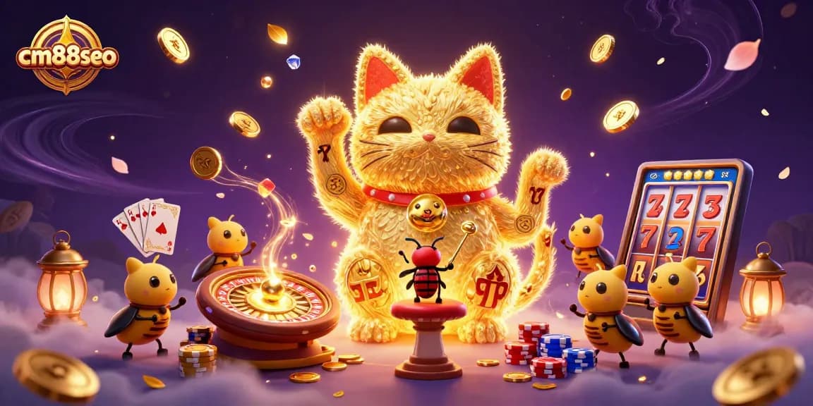 Win big with cm88seo at our dynamic casino, featuring fun symbols and a lively atmosphere.