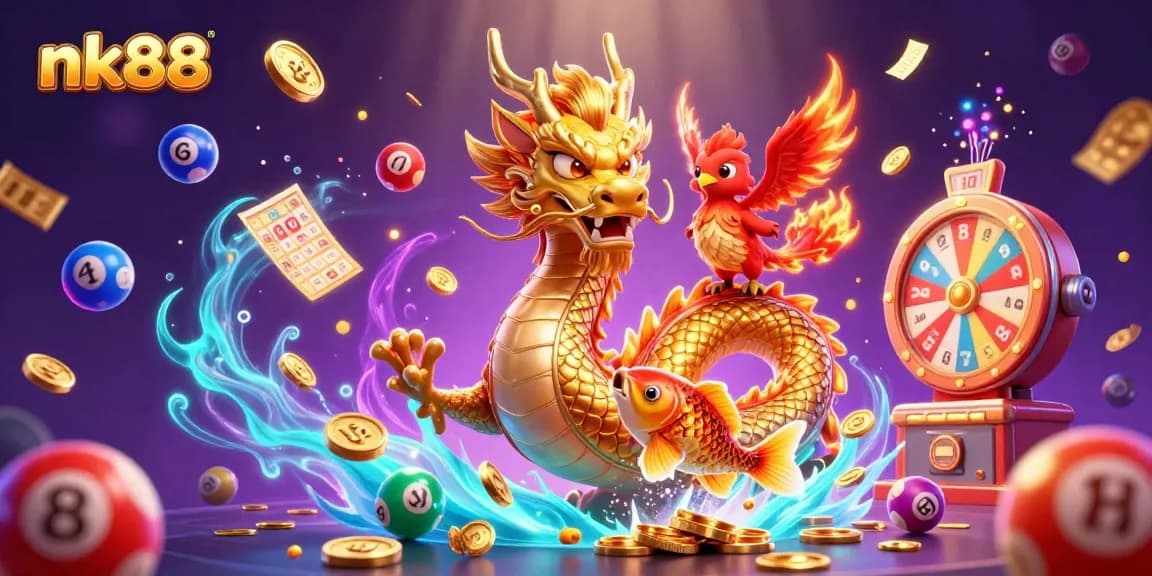 Experience thrilling wins with nk88's dynamic casino games featuring dragons and lucky symbols.