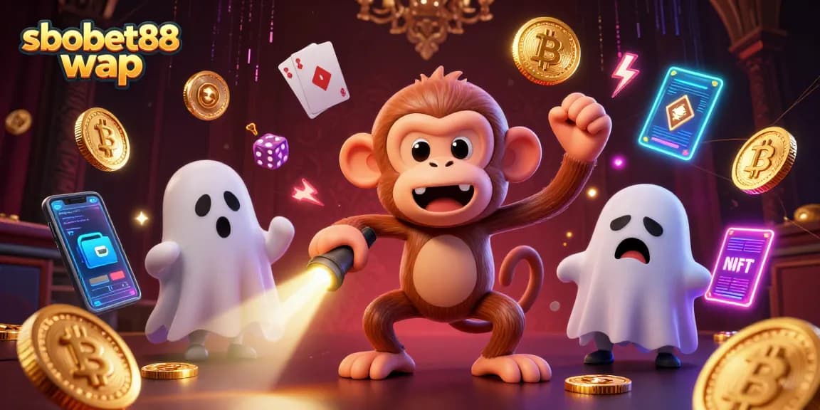 Bet with sbobet88 wap: The exciting adventure of a ghost-hunter puppy tracking a mischievous poltergeist in a casino.