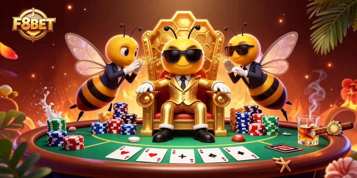 Experience thrilling poker action and lavish rewards at F8BET casino's vibrant atmosphere.