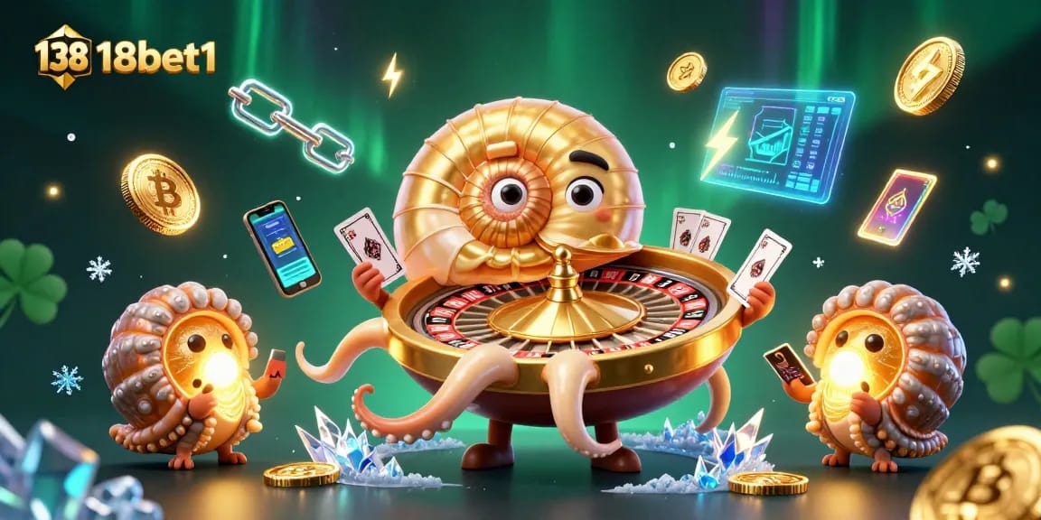 Play thrilling games at 138bet1, where the giant nautilus and ammonite companions bring casino excitement.