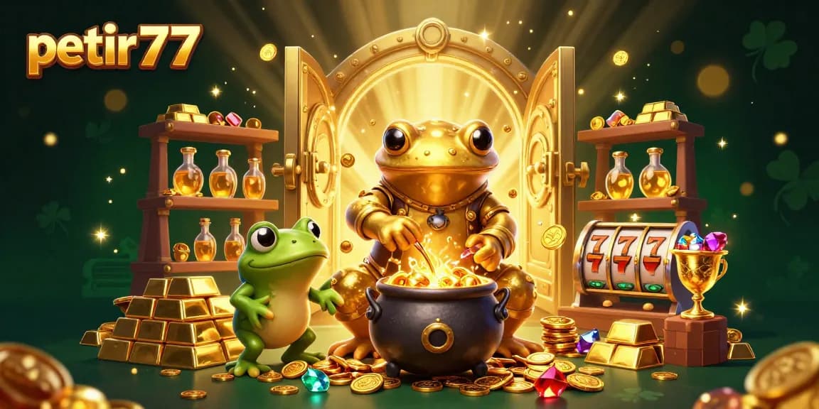 Play exciting slot games on petir777 while enjoying a rich golden experience and dynamic casino elements.