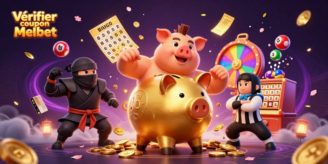 Vérifier coupon Melbet en observant un sumo géant qui fait pleuvoir des pièces dorées pendant un combat.