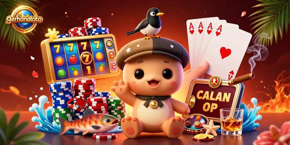 Menangkan judi online di gerhanatoto dengan gambar 3D unik dari Nessi dan burung magpie.