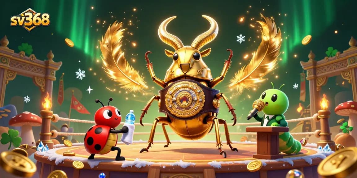 Engage in epic sv368 betting battles with vivid characters in a vibrant casino arena.