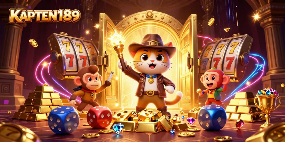 KAPTEN189 menawarkan pengalaman bermain slot gacor dengan gaya menarik pada ilustrasi 3D yang rinci.