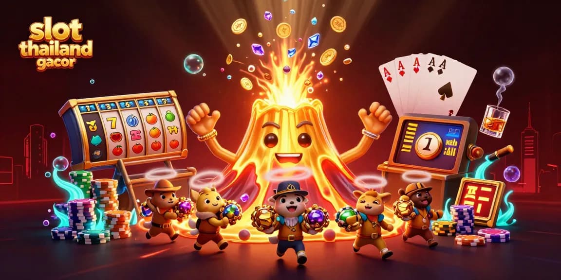 Experience the thrill of winning big with slot thailand gacor in this captivating casino scene.