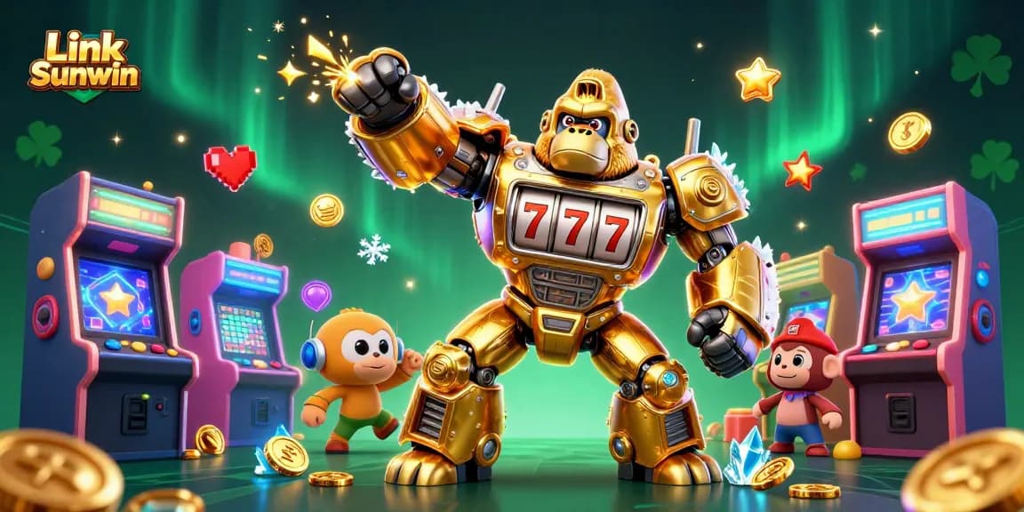 Experience thrilling gaming with Link Sunwin's dynamic slot machines and colorful arcade elements.