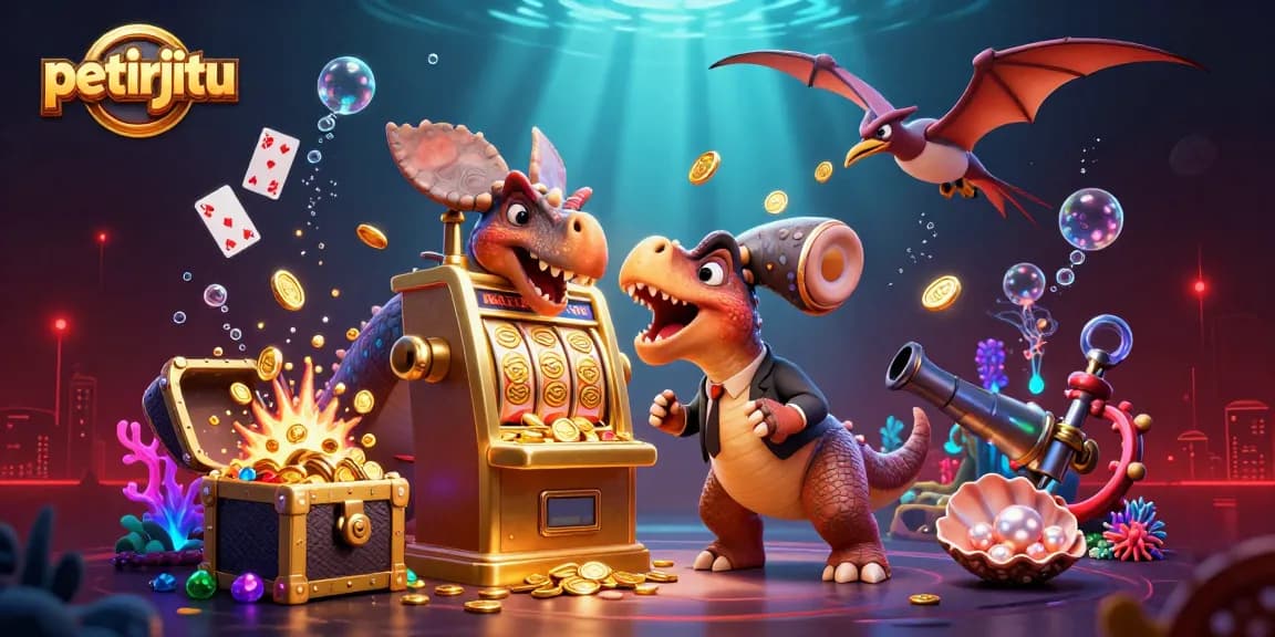 petirjitu mengejar jackpot dengan kepala pachycephalosaurus menabrak mesin slot emas.