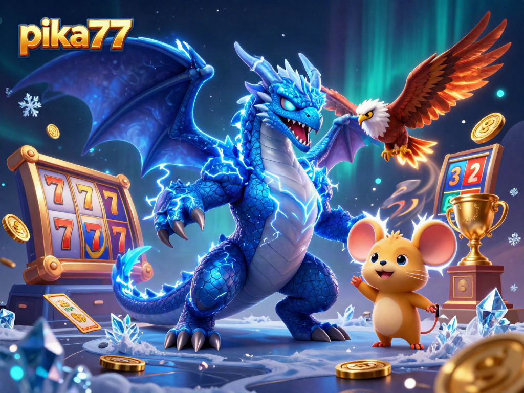 Play thrilling games at pika77 with vibrant characters and dynamic elements showcasing exciting online slots.