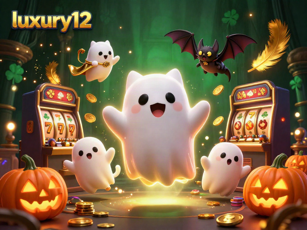 Engage with luxury12 and experience the haunted casino filled with slot machines and glowing jack-o-lanterns.