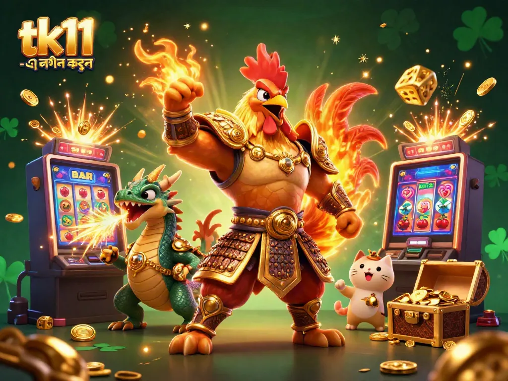 Engage with tk11 -এ লগইন করুন for exciting casino adventures featuring dazzling 3D characters and slot machines.