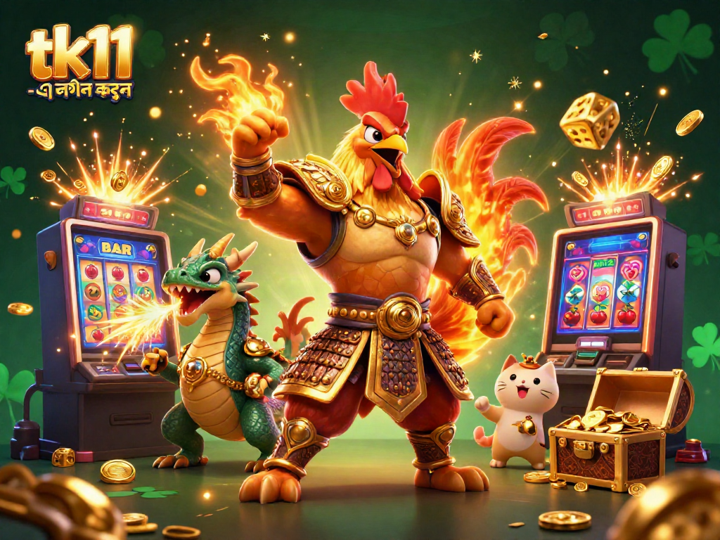 Engage with tk11 -এ লগইন করুন for exciting casino adventures featuring dazzling 3D characters and slot machines.