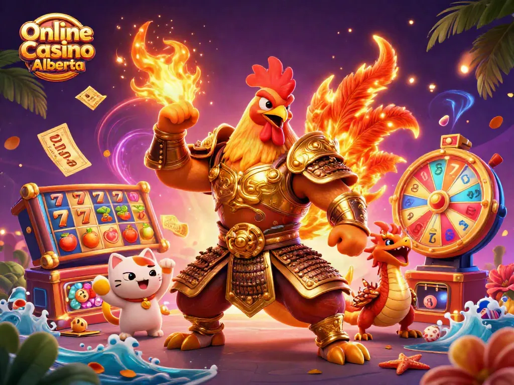 Engage in Online Casino Alberta's vibrant games featuring dynamic characters and rich casino elements.