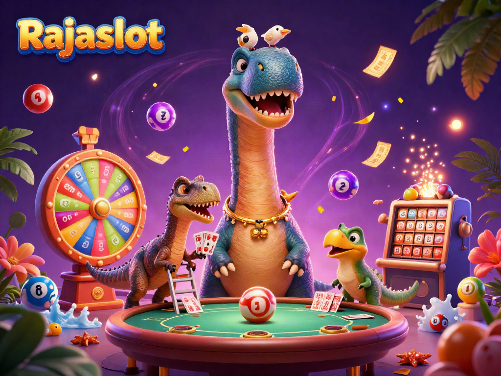 Rajaslot menghadirkan pengalaman bermain slot yang mendebarkan dengan karakter 3D yang menarik dan elemen kasino.