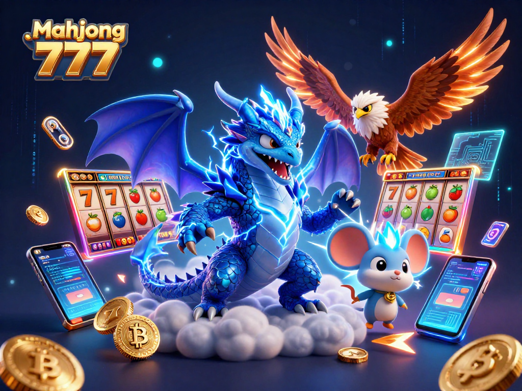 Spin your way to success with Mahjong 777, showcasing jackpot excitement and vibrant slot gameplay.