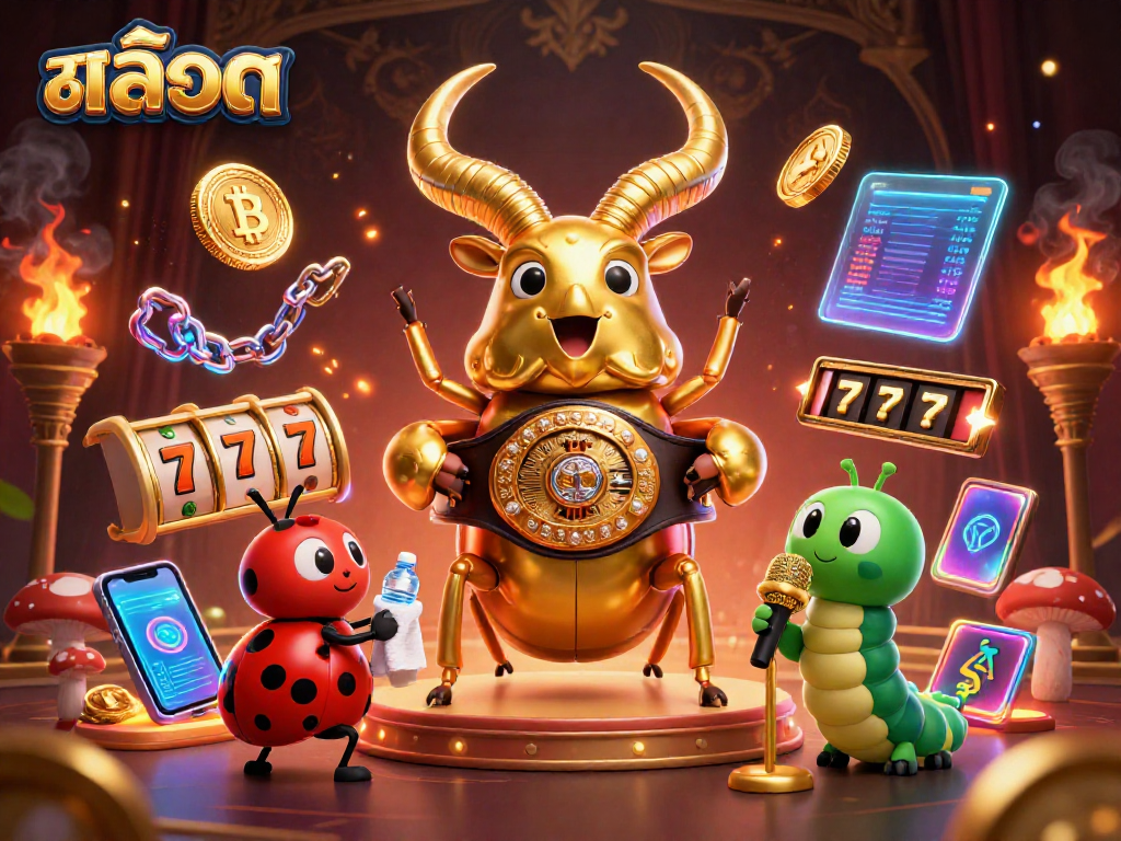 Experience the excitement of สล็อต with dynamic slot reels and vibrant animated characters.