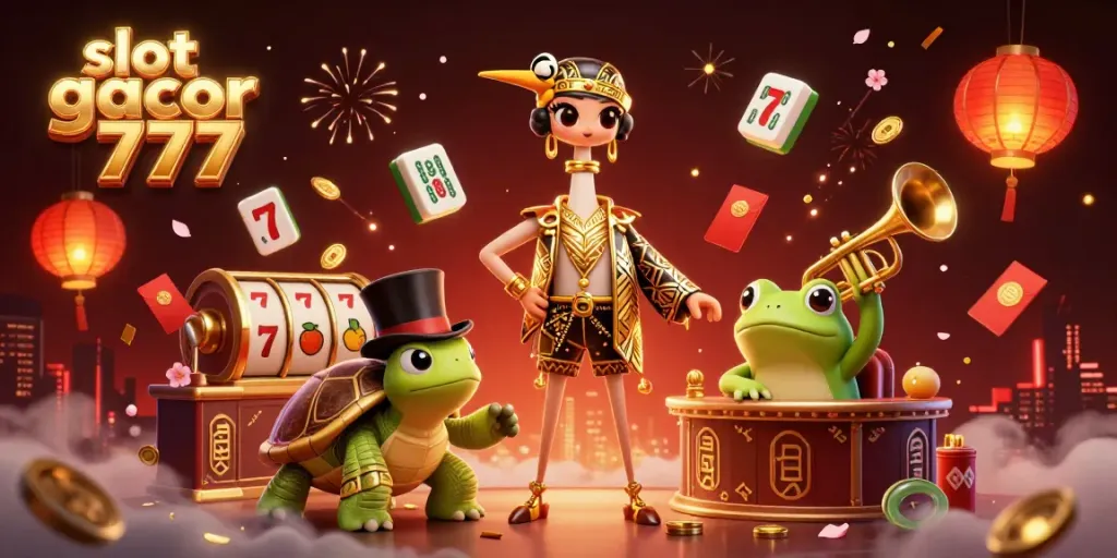 Slot gacor 777 menunjukkan slot mesin yang menarik dengan berbagai simbol dan fungsi permainan yang seru.