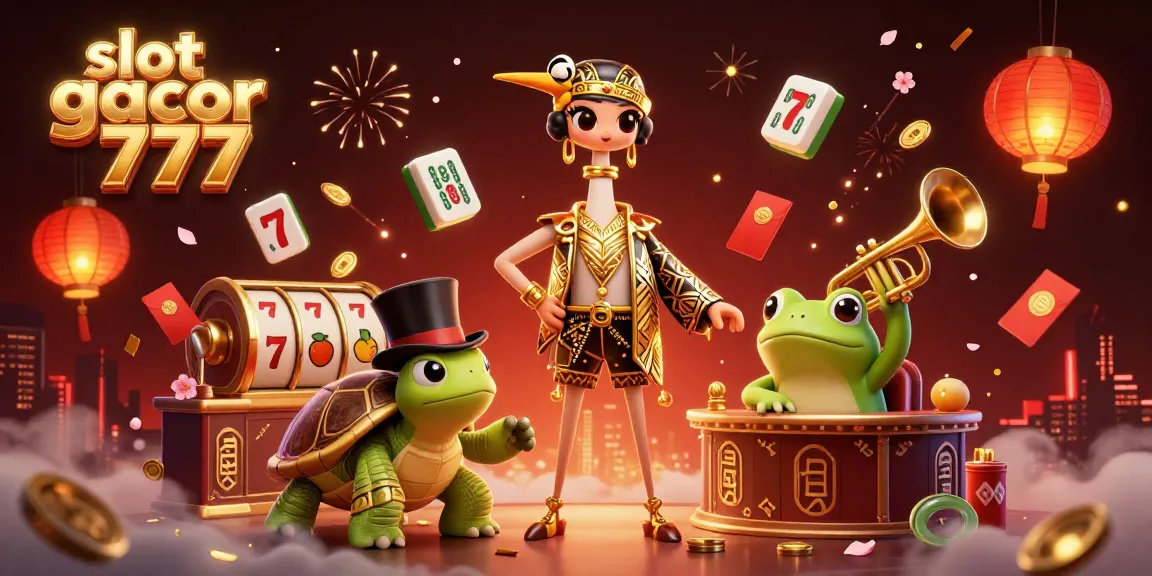 Slot gacor 777 menunjukkan slot mesin yang menarik dengan berbagai simbol dan fungsi permainan yang seru.