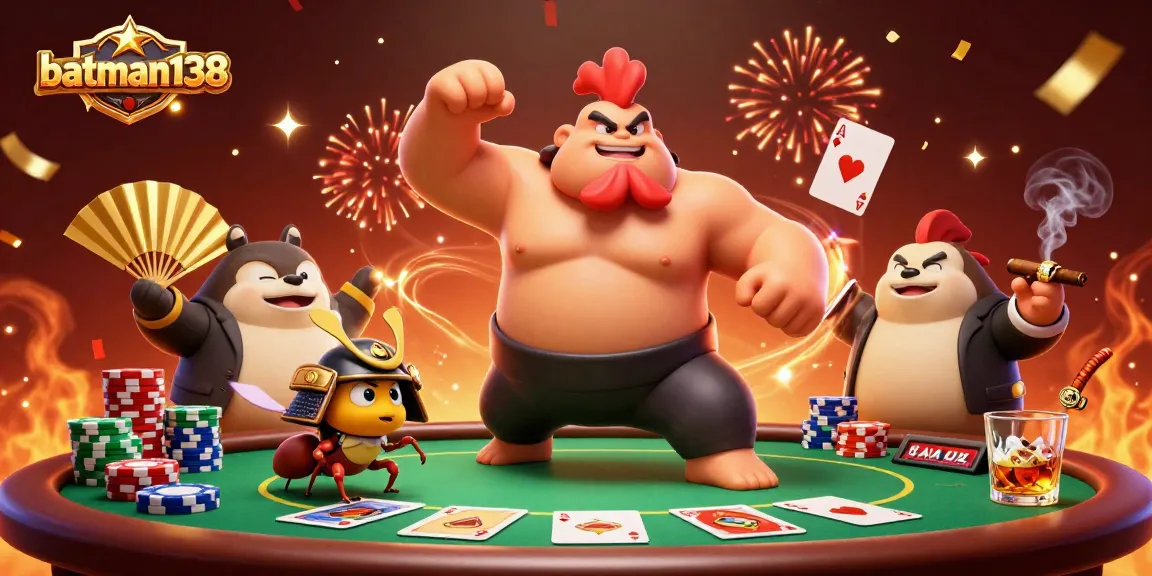 Bermain dengan batman138, poker dan pesta kasino penuh energi yang dirayakan.