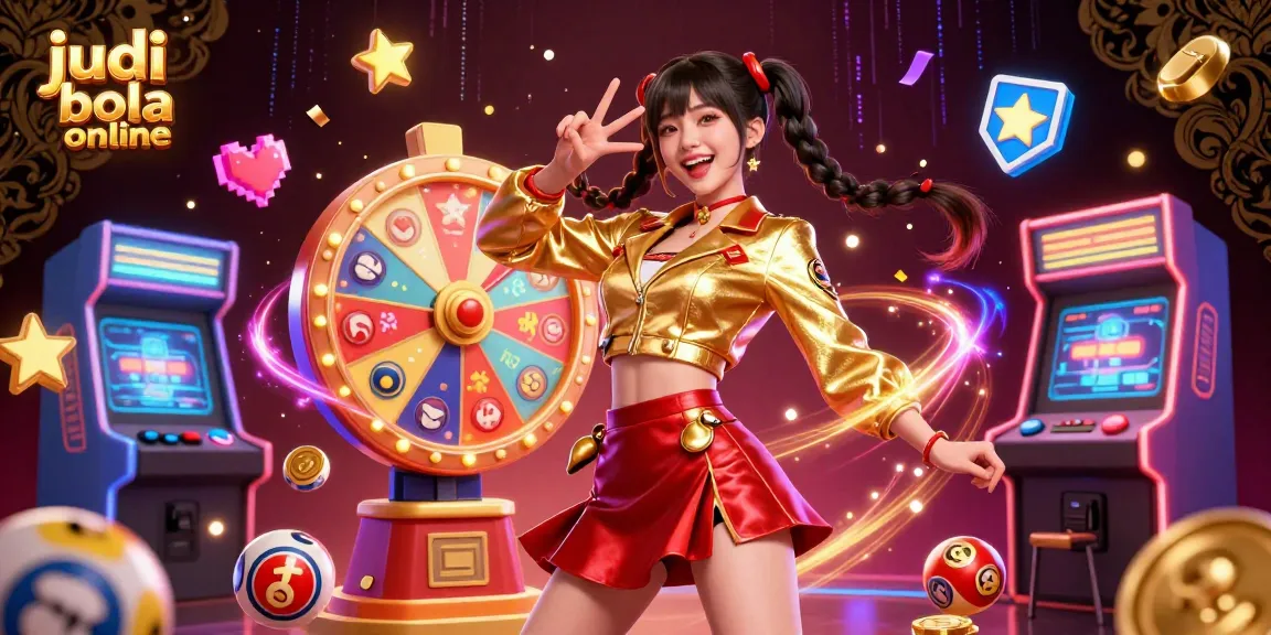 Engage in judi bola online with vibrant scenes of lottery excitement and interactive gaming.