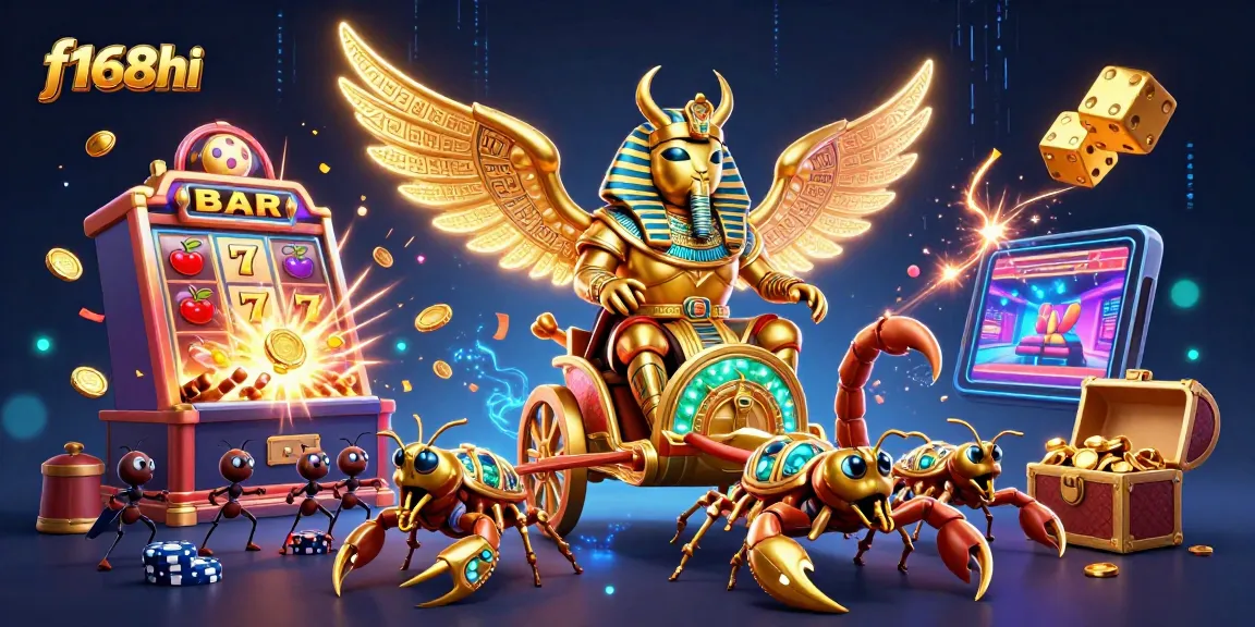 Experience thrilling games at f168hi with an exciting jackpot explosion of vibrant casino elements.